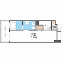 福岡県福岡市中央区赤坂3丁目（賃貸マンション1R・11階・24.69㎡） その2