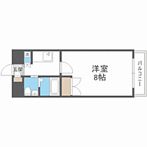 福岡県福岡市中央区荒戸3丁目（賃貸マンション1K・5階・24.84㎡） その1