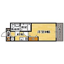 福岡県福岡市博多区上川端町（賃貸マンション1K・2階・24.94㎡） その1