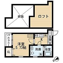 福岡県福岡市博多区吉塚1丁目（賃貸アパート1K・1階・20.40㎡） その2