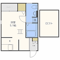 福岡県福岡市東区箱崎6丁目（賃貸アパート1R・1階・20.06㎡） その2