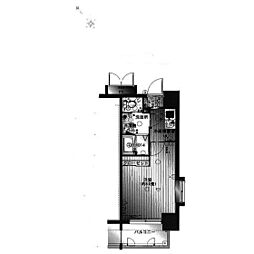 サヴォイエイペックス 1Kの間取図画像