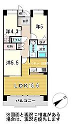 アーバンシティ裾野 3LDKの間取図画像