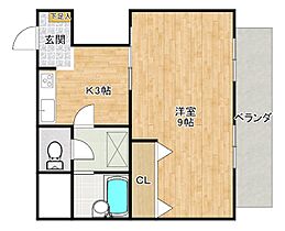 ビラージュ二日市 302 ｜ 福岡県筑紫野市二日市北２丁目12-11（賃貸マンション1K・3階・30.00㎡） その2