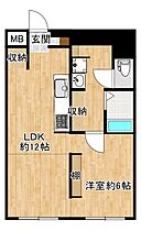 gru 4-I ｜ 福岡県太宰府市朱雀１丁目1-13（賃貸マンション1LDK・4階・42.15㎡） その2