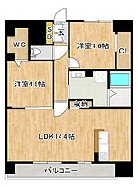 LIBTH筑紫駅前 602 ｜ 福岡県筑紫野市大字筑紫708-7（賃貸マンション2LDK・6階・57.00㎡） その2