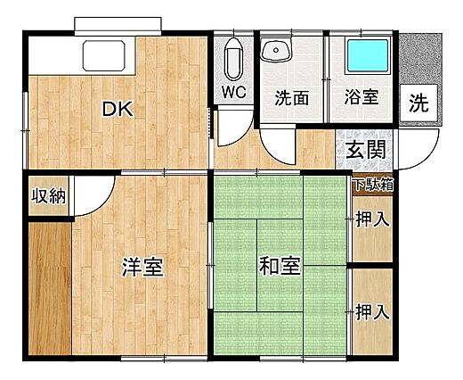 コーポ立石_間取り_0