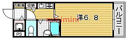 ユニ元町 1Kの間取図画像