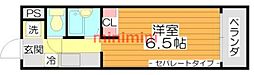 イーズ3 1Kの間取図画像