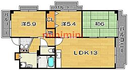間取図画像 3LDK