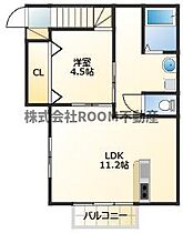 ボヌール　リオ　A・B  ｜ 宮崎県都城市立野町（賃貸アパート1LDK・2階・43.06㎡） その2