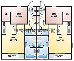 AVALONIII  ｜ 宮崎県都城市五十町1613-1（賃貸アパート1LDK・2階・44.70㎡） その2