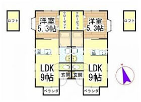 ユミール・マリン  ｜ 宮崎県都城市上長飯町30-2（賃貸アパート1LDK・2階・41.38㎡） その2