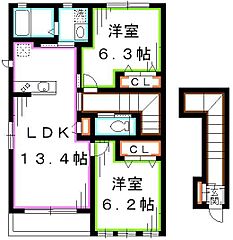 物件の間取り