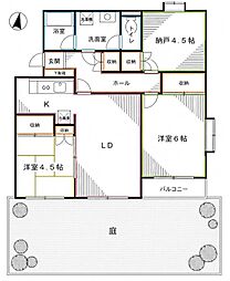 ヘリオス378国分寺 3LDKの間取図画像