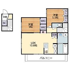 物件の間取り