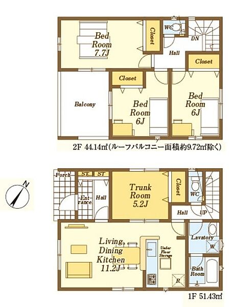 間取りを拡大表示