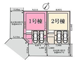 北本市西高尾 全2棟1号棟