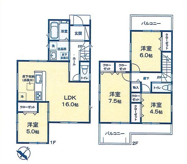 間取りを拡大表示