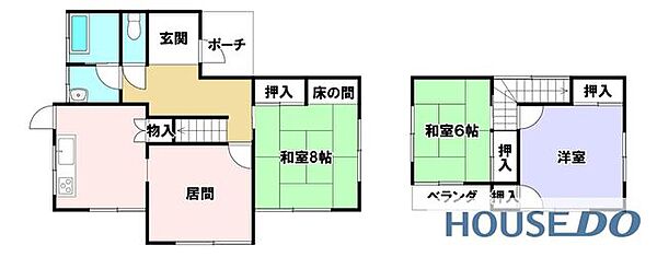 間取りを拡大表示