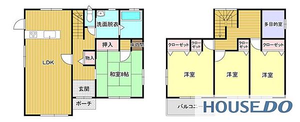 間取りを拡大表示