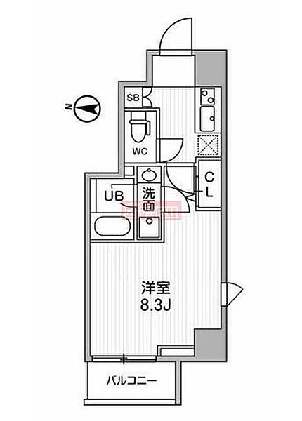 ＡＬＴＥＲＮＡ亀戸II 501｜東京都江東区亀戸１丁目(賃貸マンション1K・5階・25.90㎡)の写真 その2