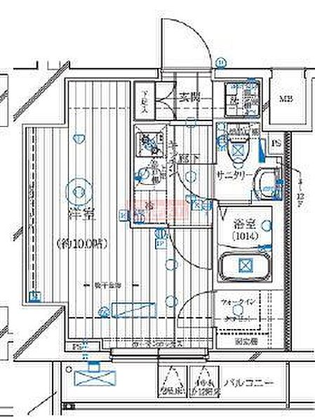 レガリス亀戸 306｜東京都江東区亀戸７丁目(賃貸マンション1K・3階・25.89㎡)の写真 その2