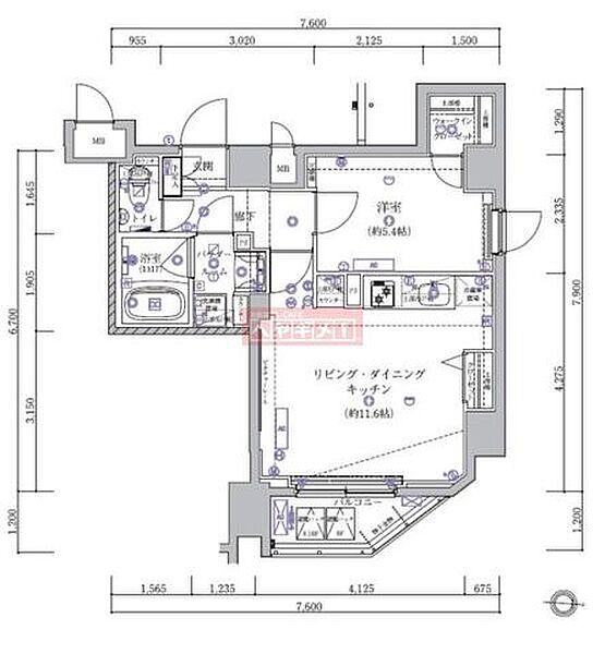 アルテシモ　オアゾ 1001｜東京都墨田区両国２丁目(賃貸マンション1LDK・10階・43.30㎡)の写真 その2