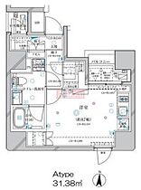 ディアレイシャス錦糸町 201 ｜ 東京都墨田区緑４丁目19（賃貸マンション1R・2階・31.38㎡） その2