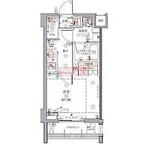 クレヴィスタ亀戸III 404 ｜ 東京都江東区亀戸８丁目15-3（賃貸マンション1K・4階・25.55㎡） その2