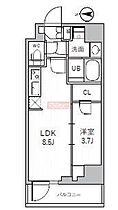 シーズンフラッツ住吉 404 ｜ 東京都江東区毛利１丁目3-3（賃貸マンション1LDK・4階・30.13㎡） その2