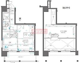 ZOOM錦糸町 1LDKの間取図画像