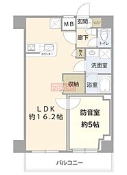 ディアレイシャス本所吾妻橋 1LDKの間取図画像