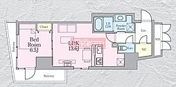 HAON 波音 1LDKの間取図画像