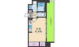 CASSIA福島駅前 805 ｜ 大阪府大阪市福島区福島5丁目15-13（賃貸マンション1R・8階・25.84㎡） その2