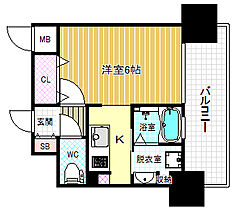 ジュネーゼ野田エコール  ｜ 大阪府大阪市福島区吉野4丁目（賃貸マンション1R・2階・22.50㎡） その2