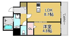 アドバンス西梅田フォルン  ｜ 大阪府大阪市福島区吉野1丁目（賃貸マンション1LDK・10階・35.78㎡） その2