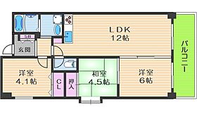 アメニティ吉野  ｜ 大阪府大阪市福島区吉野3丁目3-8（賃貸マンション3LDK・6階・54.55㎡） その2