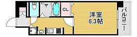 ライジングコートベイシティ西九条ノース  ｜ 大阪府大阪市此花区西九条3丁目（賃貸マンション1K・5階・22.95㎡） その2