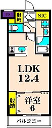 Lien(リアン) 1LDKの間取図画像