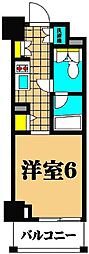 KDXレジデンス品川シーサイド 1Kの間取図画像
