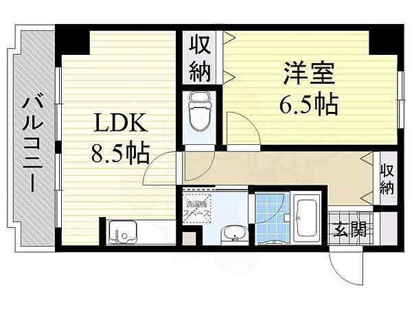 コートダジュール ｜大阪府大阪市港区弁天５丁目(賃貸マンション1LDK・4階・38.50㎡)の写真 その2