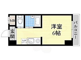 ハーバーメゾン弁天  ｜ 大阪府大阪市港区磯路２丁目3番16号（賃貸マンション1R・6階・18.00㎡） その2