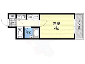 シャルルロワイヤル 401 ｜ 大阪府大阪市西区本田２丁目（賃貸マンション1K・4階・21.00㎡） その2