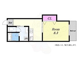 DOME WEST  ｜ 大阪府大阪市西区九条南１丁目（賃貸マンション1DK・7階・32.73㎡） その2