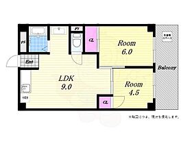 山城マンション  ｜ 大阪府大阪市大正区小林西１丁目（賃貸マンション2LDK・4階・40.00㎡） その2