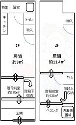 🉐敷金礼金0円！🉐大阪市営中央線 弁天町駅 徒歩7分