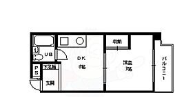 ハイム8848 1DKの間取図画像