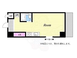 オーキッド此花 1Kの間取図画像