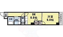 第九柴田ビル 1DKの間取図画像